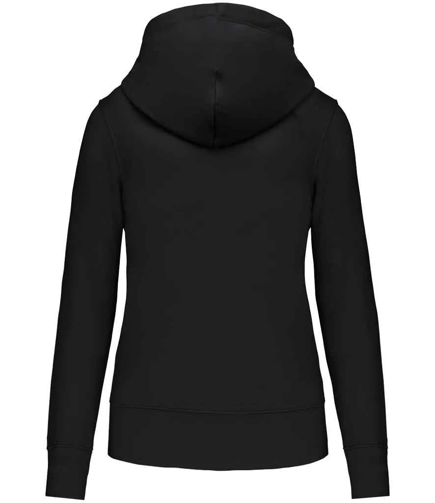 Kariban Ladies Eco Friendly Full Zip Hoodie | Black