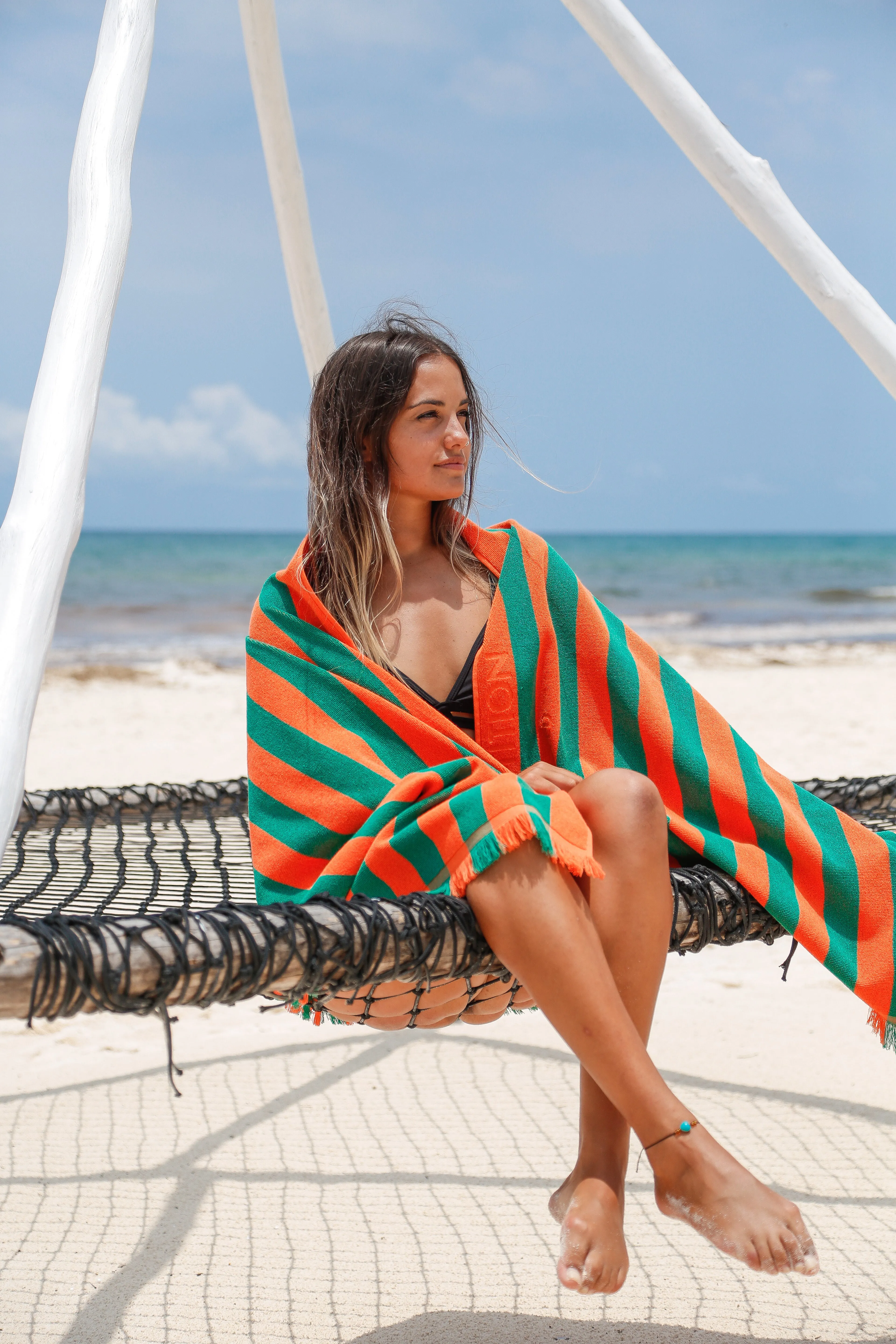 Maris Jade Beach Towel