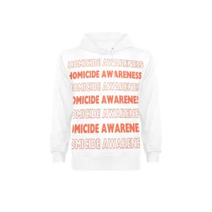 Men's Homicide Awareness Fleece Hoodie- Front & Back