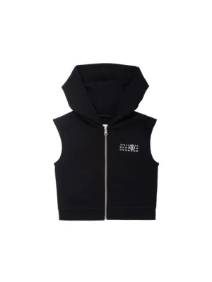 MM6 Maison Margiela   Sleeveless cotton sweatshirt hoodie 