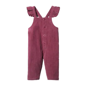 Nature Baby Orchard Cord Overall - Rhubard
