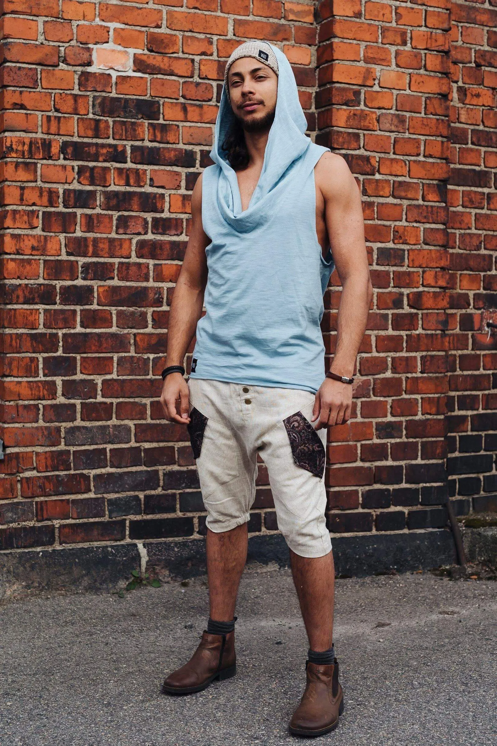 NOMAD Organic Cotton - Boho Ninja Assassin Summer Sleeveless T-shirt