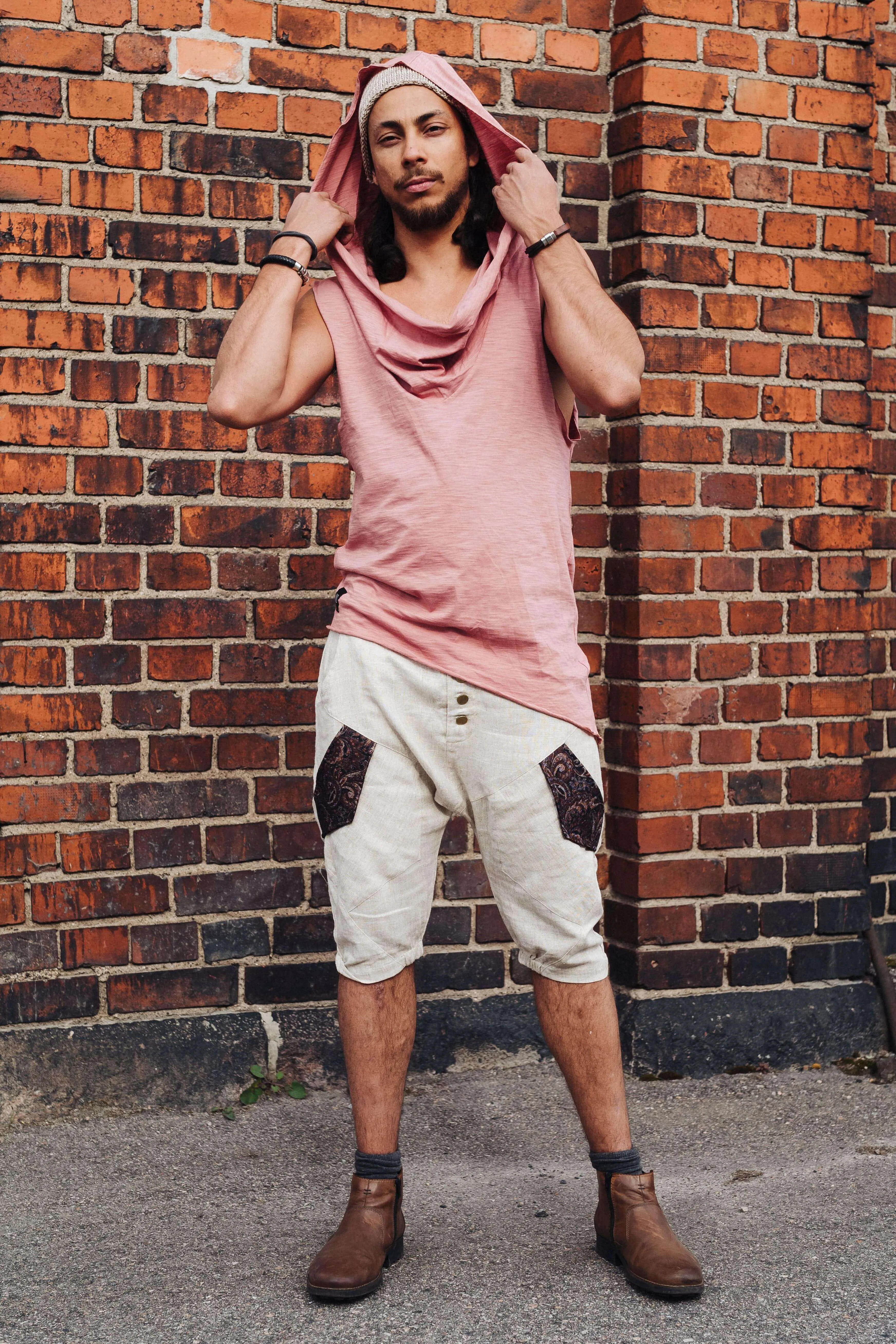 NOMAD Organic Cotton - Boho Ninja Assassin Summer Sleeveless T-shirt