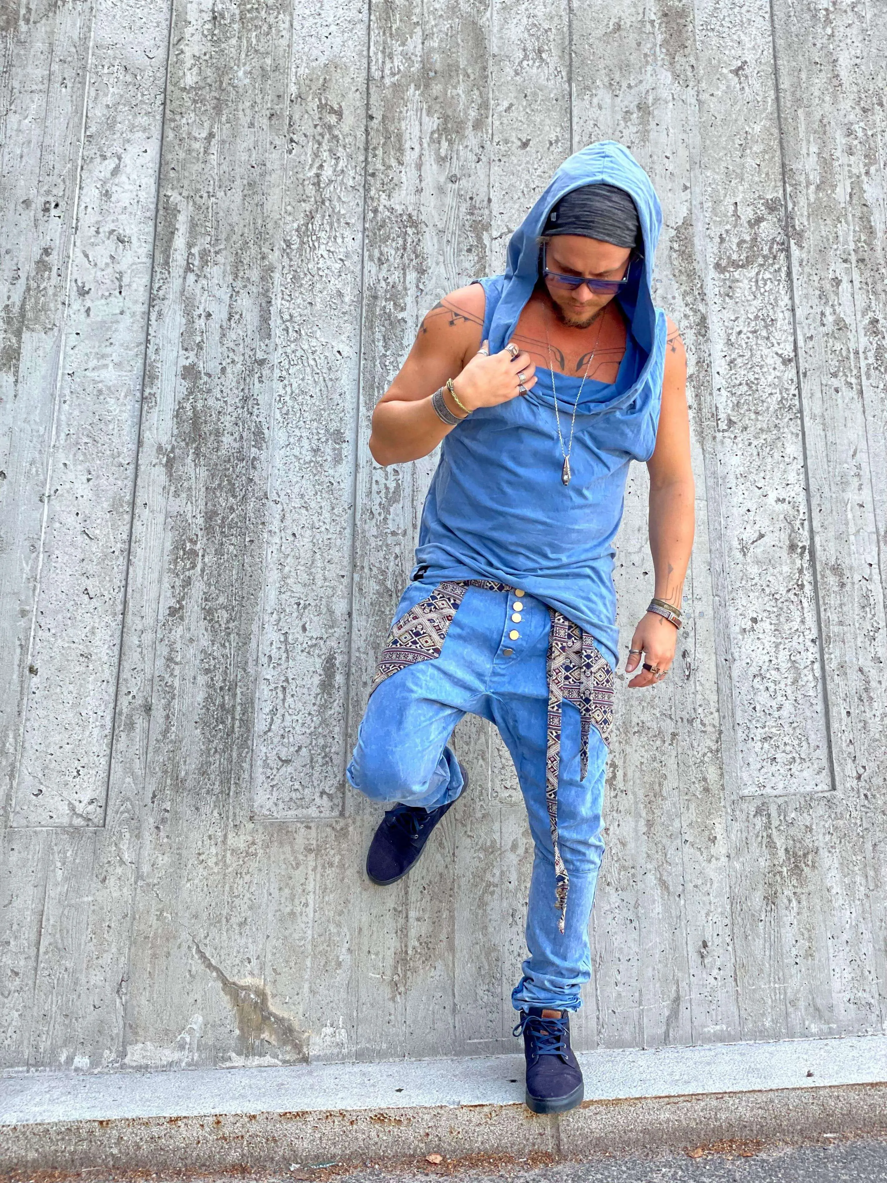 NOMAD Organic Cotton - Boho Ninja Assassin Summer Sleeveless T-shirt