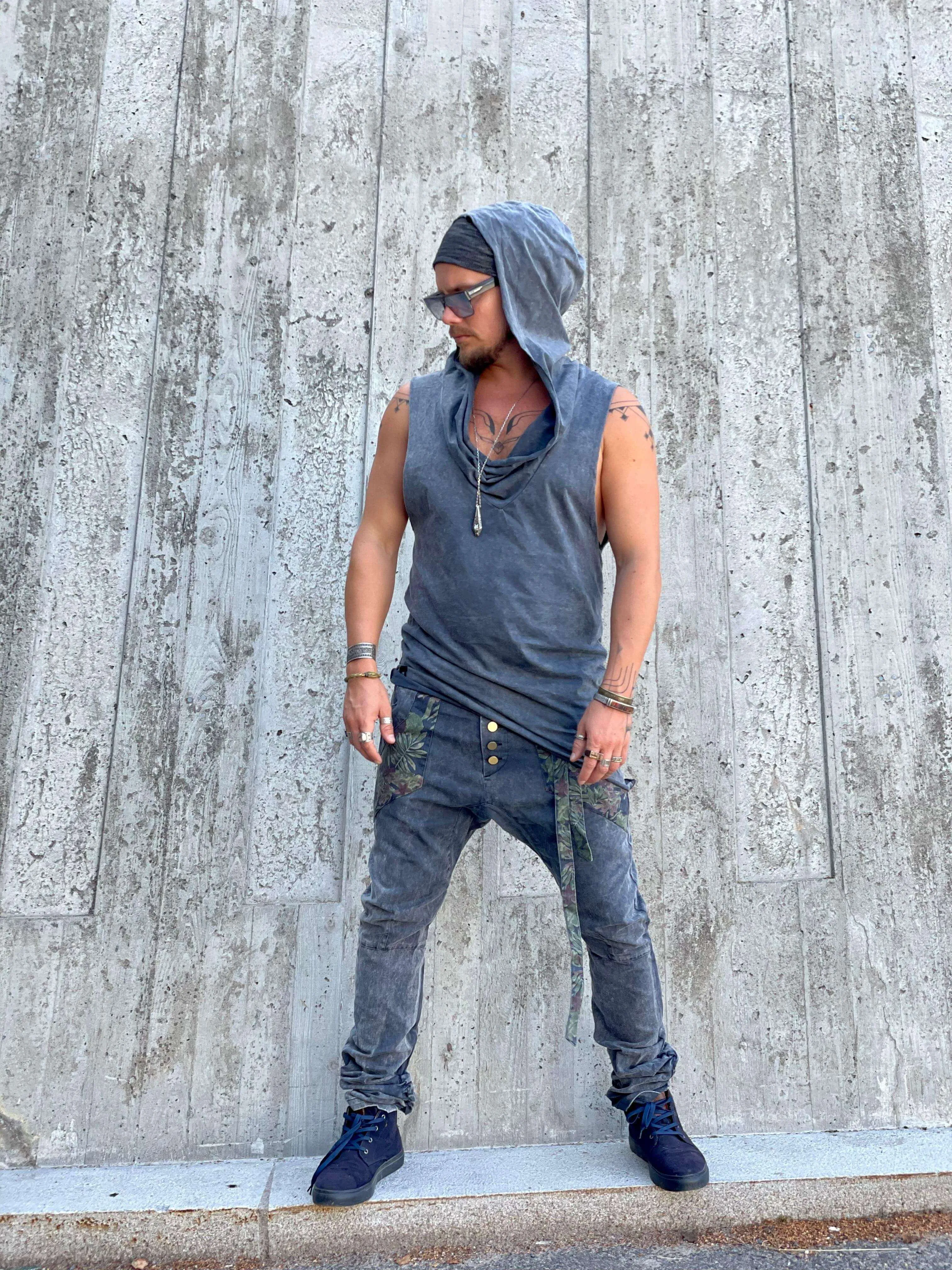 NOMAD Organic Cotton - Boho Ninja Assassin Summer Sleeveless T-shirt