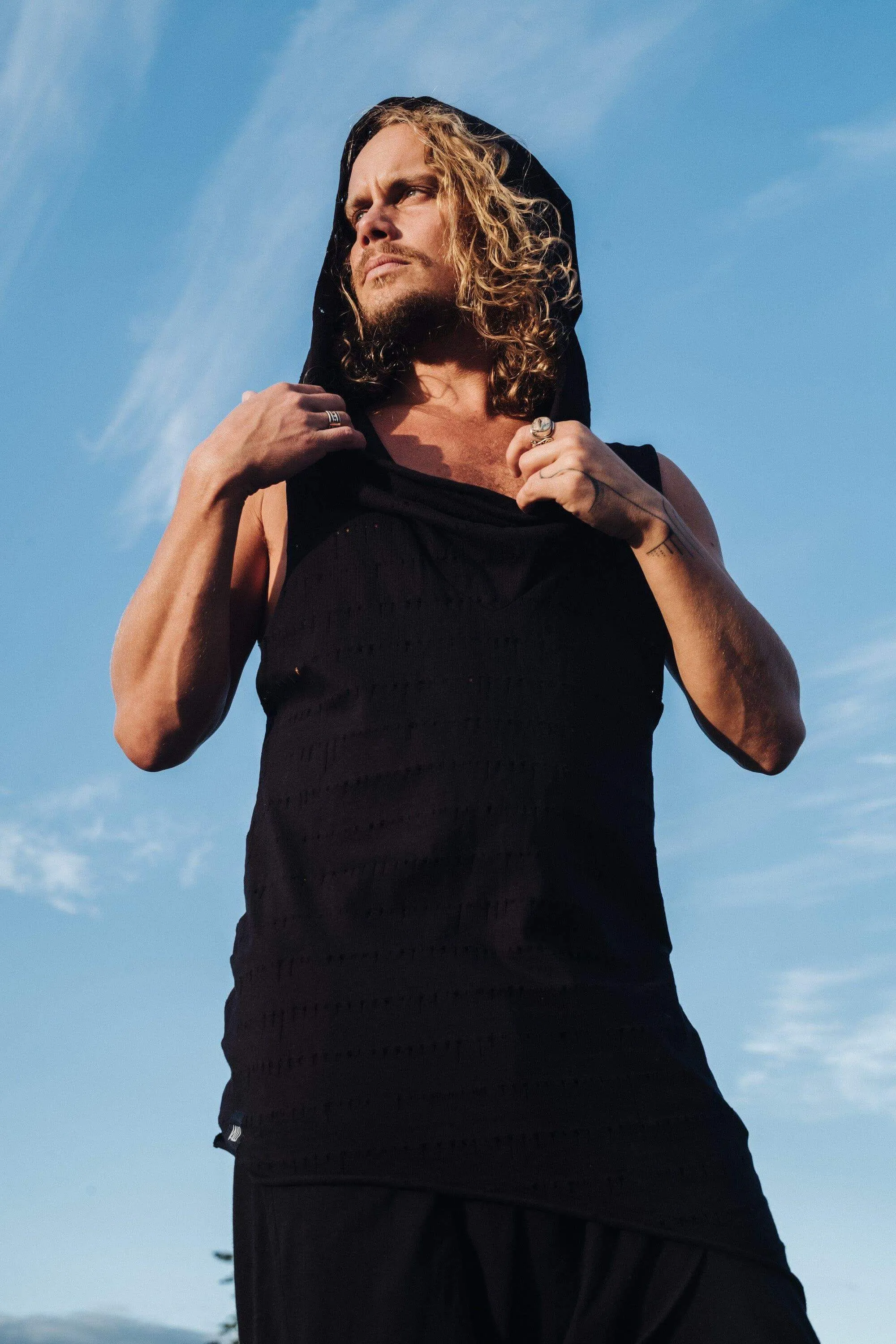 NOMAD Organic Cotton - Boho Ninja Assassin Summer Sleeveless T-shirt