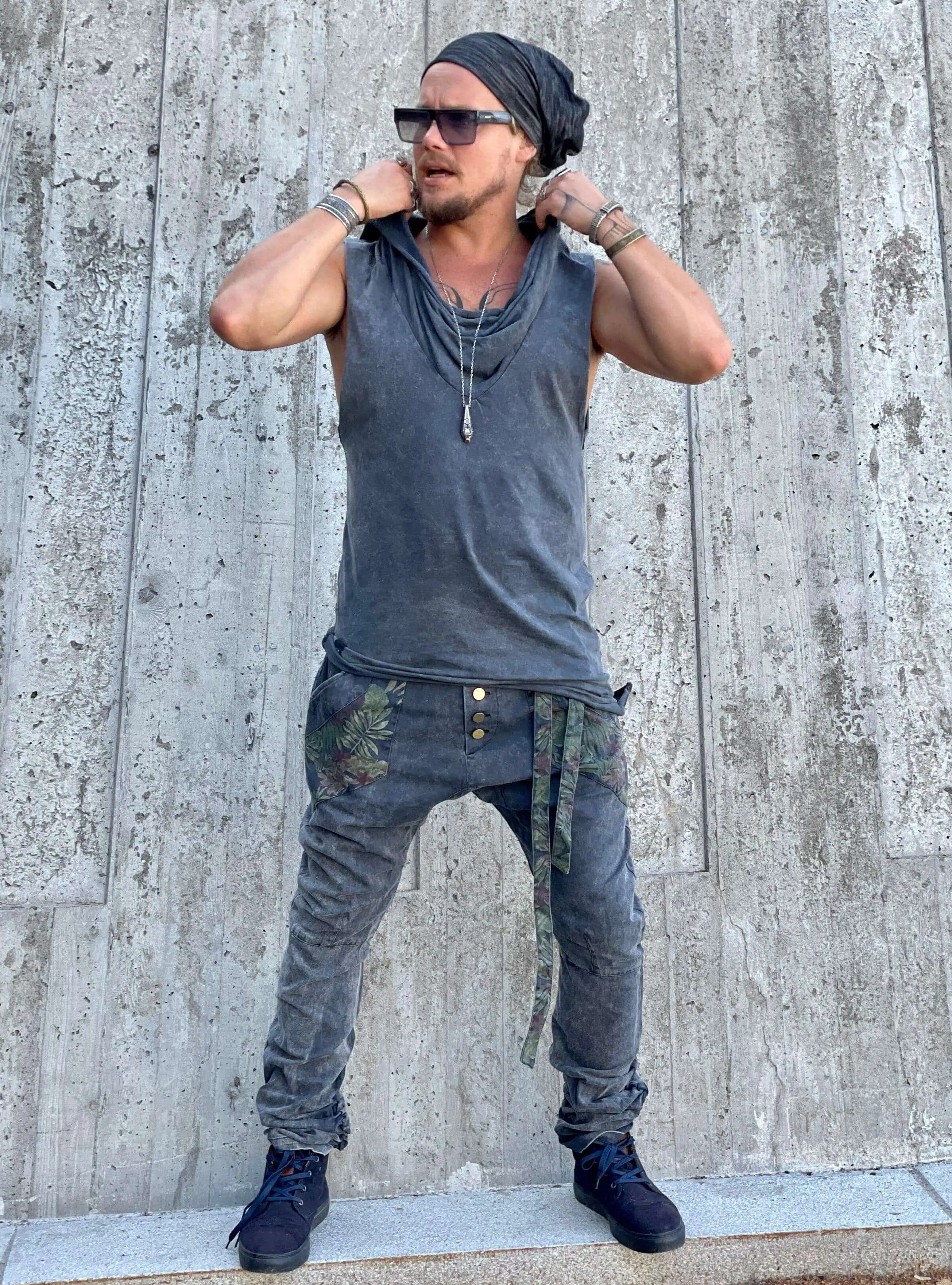 NOMAD Organic Cotton - Boho Ninja Assassin Summer Sleeveless T-shirt