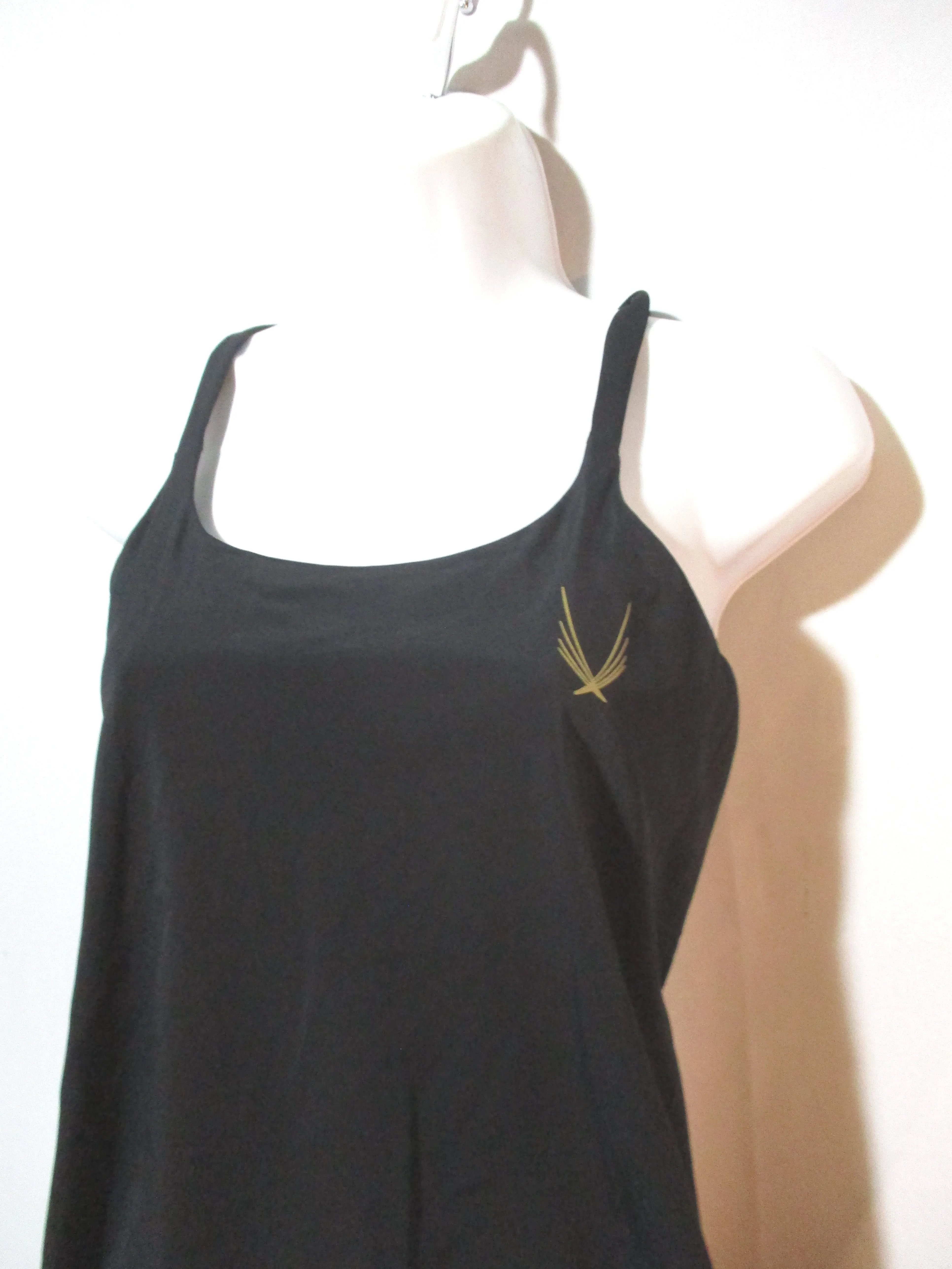 NWT NEW LUCAS HUGH CORE PERFORMANCE CROSS BACK Tank L BLACK
