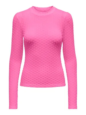 Onlmaddy L/s Puff Top Cc Jrs - Roze