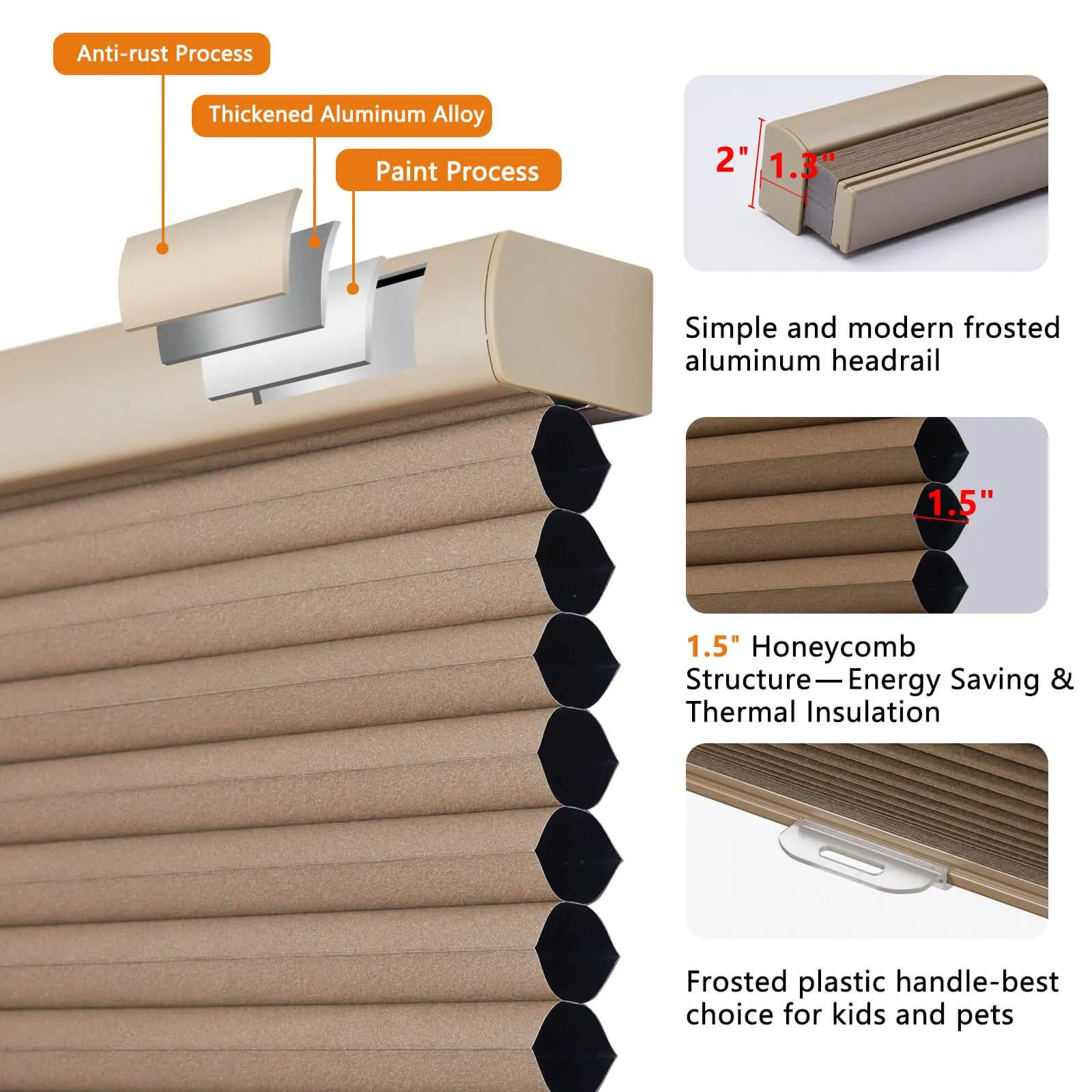 Persilux Custom Eco-Friendly Honeycomb Shades