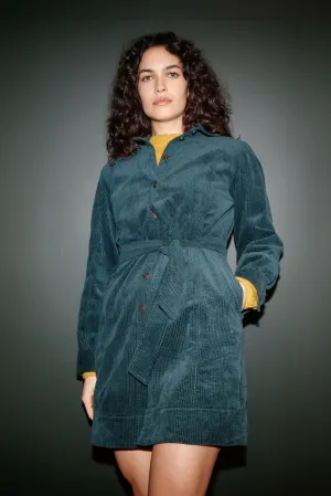 RUBY DRESS - Marine Green