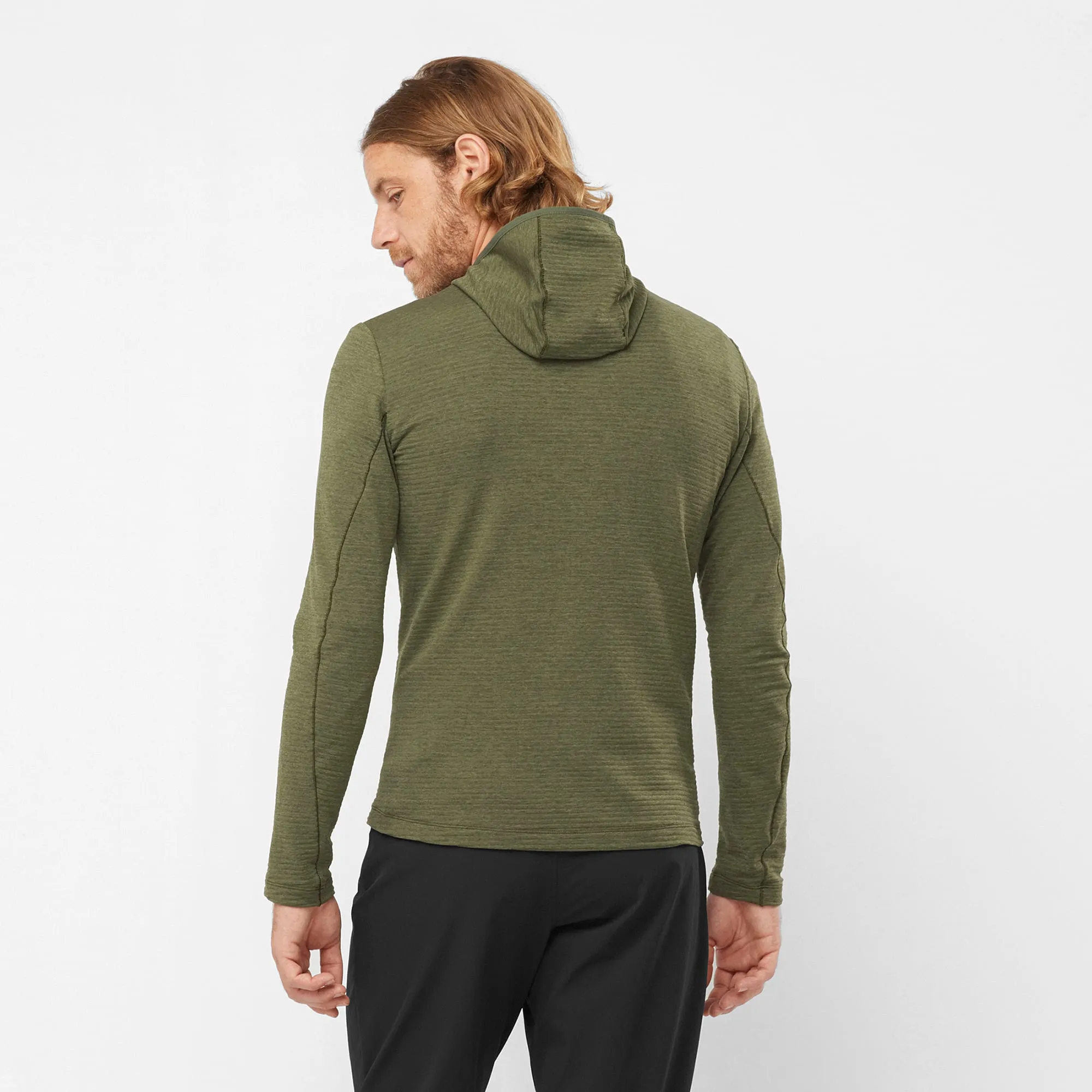 Salomon Men&#x27;s Outline Full Zip Hoodie Grape Leaf/Forest Night | Buy Salomon Men&#x27;s Outline Full Zip Hoodie Grape Leaf/Forest Night here | Outnorth
