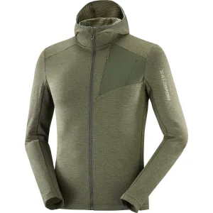 Salomon Men&#x27;s Outline Full Zip Hoodie Grape Leaf/Forest Night | Buy Salomon Men&#x27;s Outline Full Zip Hoodie Grape Leaf/Forest Night here | Outnorth