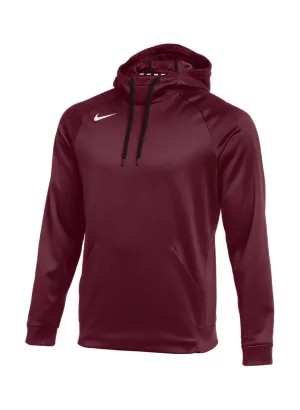 Team Dark Maroon / White Nike Therma-FIT Fleece Hoodie Men&#x27;s | Group Orders