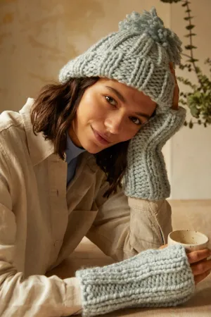 The Rhythm Rib Hat & Mitts Knitting Kit
