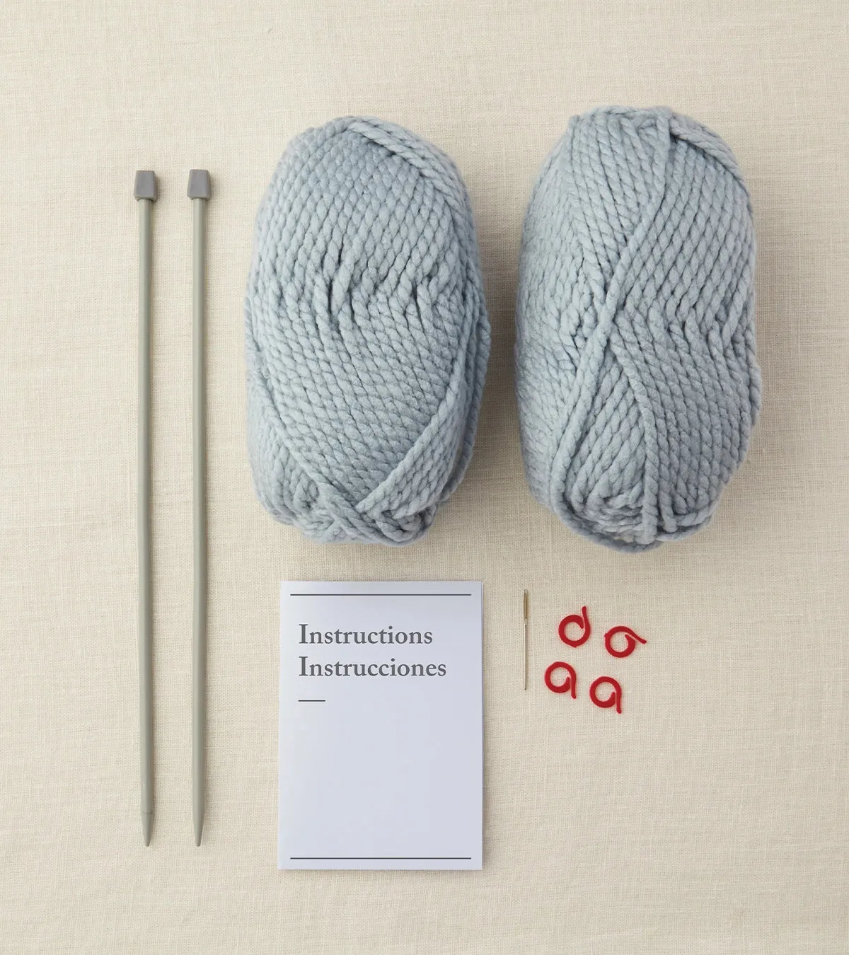 The Rhythm Rib Hat & Mitts Knitting Kit