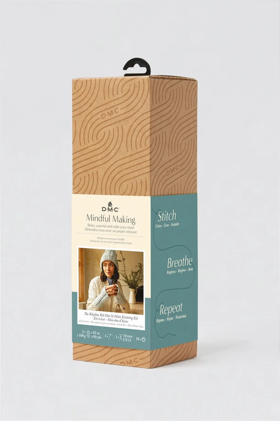 The Rhythm Rib Hat & Mitts Knitting Kit