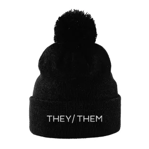 They/Them Pronouns Beanie Hat