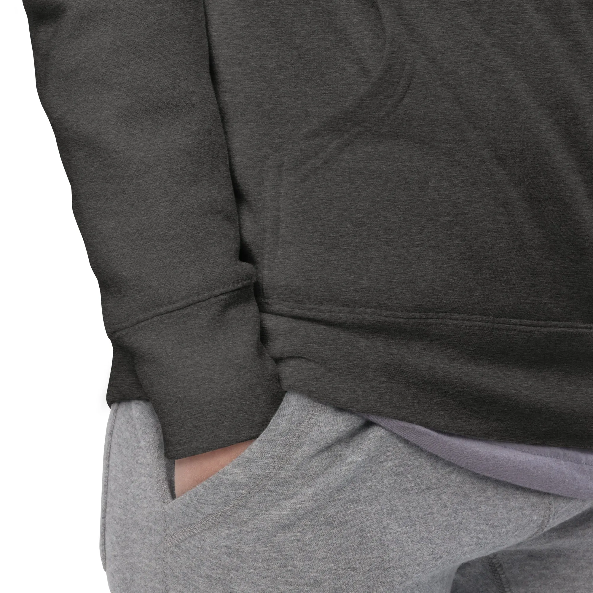 Unisex Hoodie Charcoal Heather
