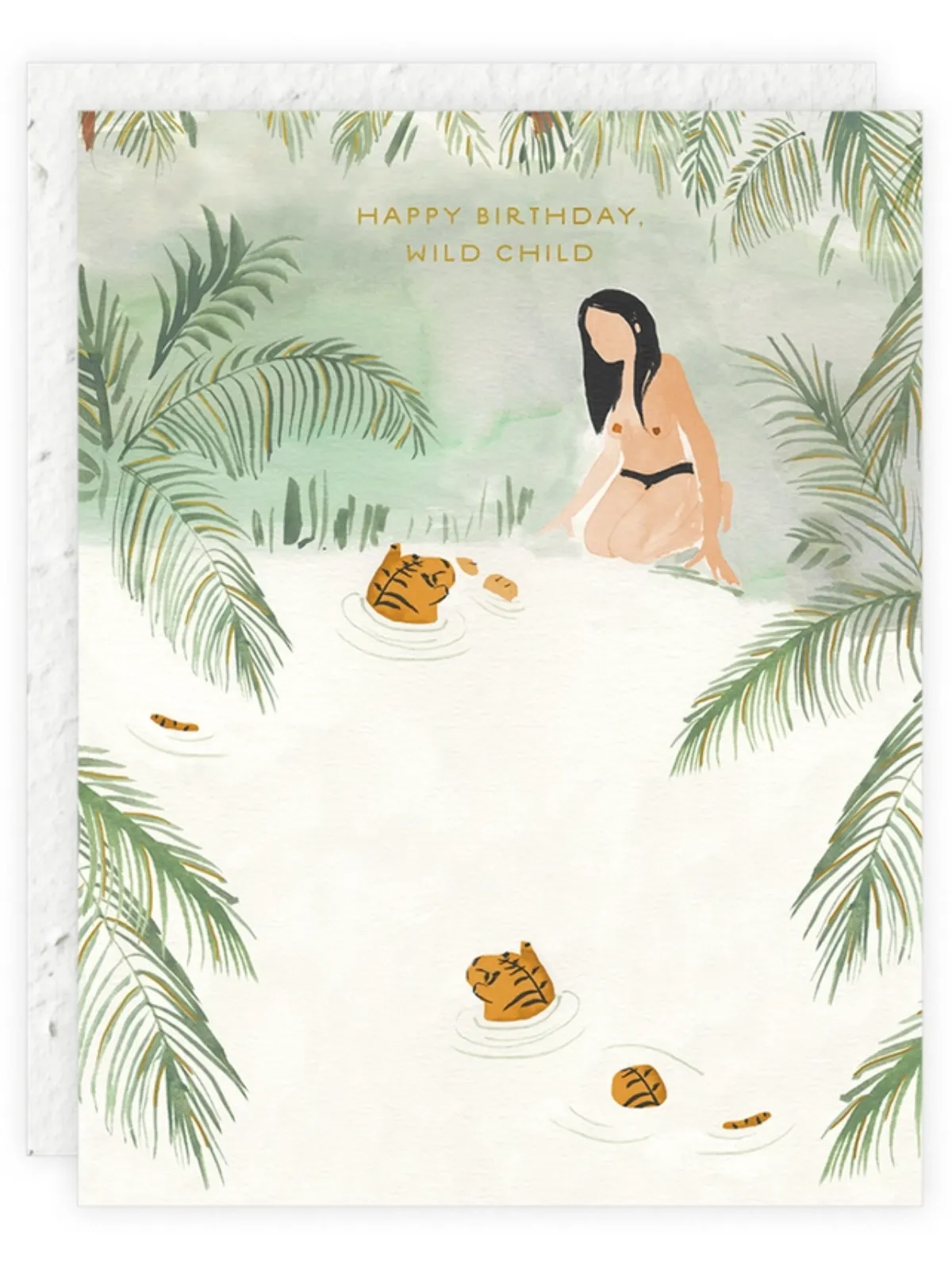 Wild Child - Seeded Birthday Card