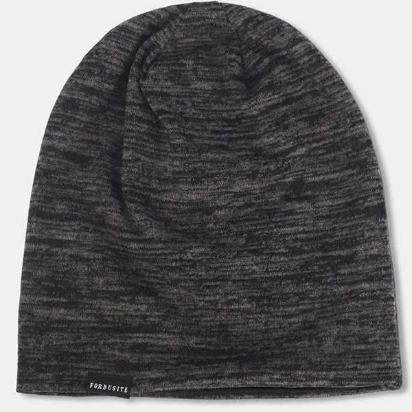 Women Striped Slouch Beanie Hat for Summer Winter