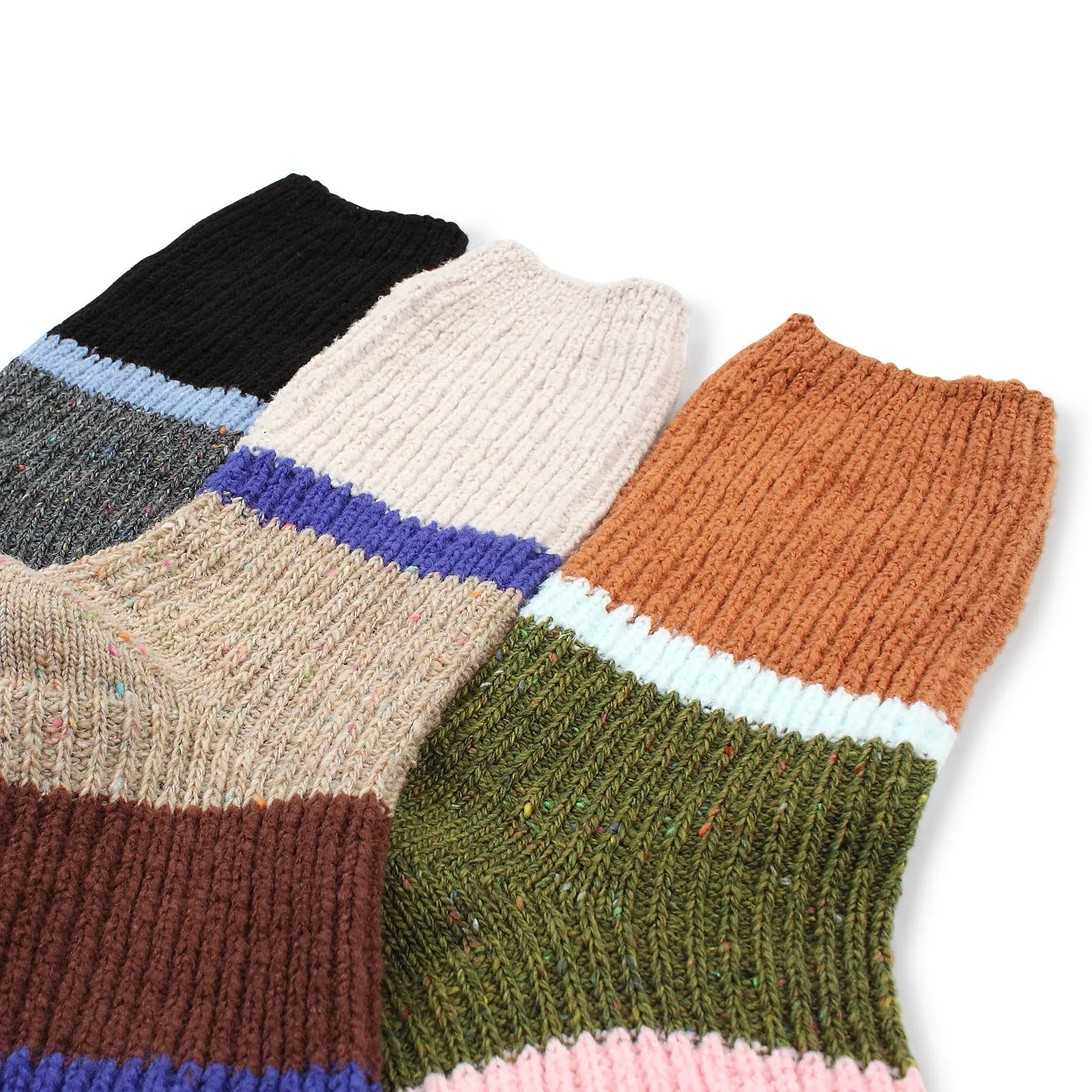 Women Wool Malson Franc Socks (Crew 3 Pairs) XJ 13