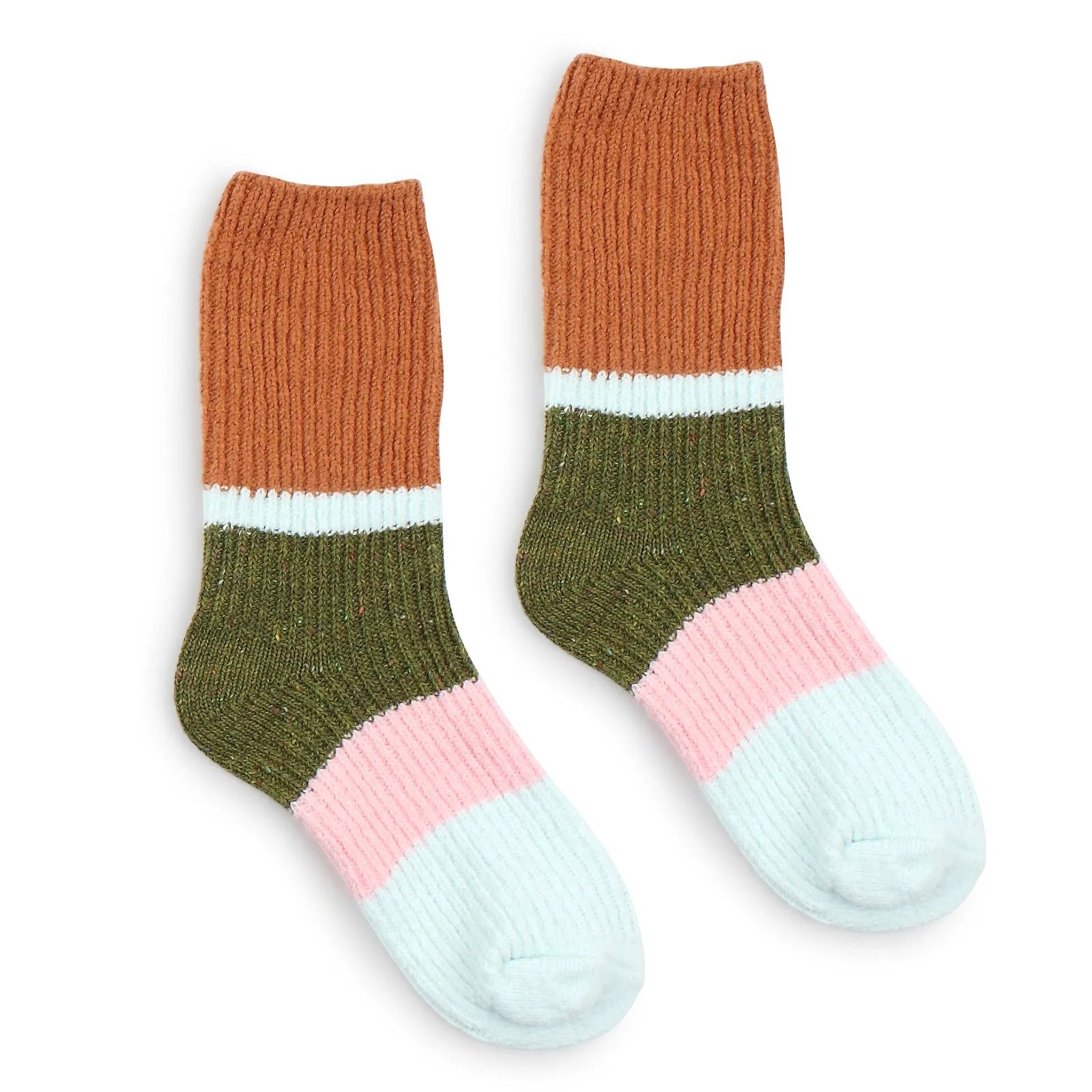Women Wool Malson Franc Socks (Crew 3 Pairs) XJ 13