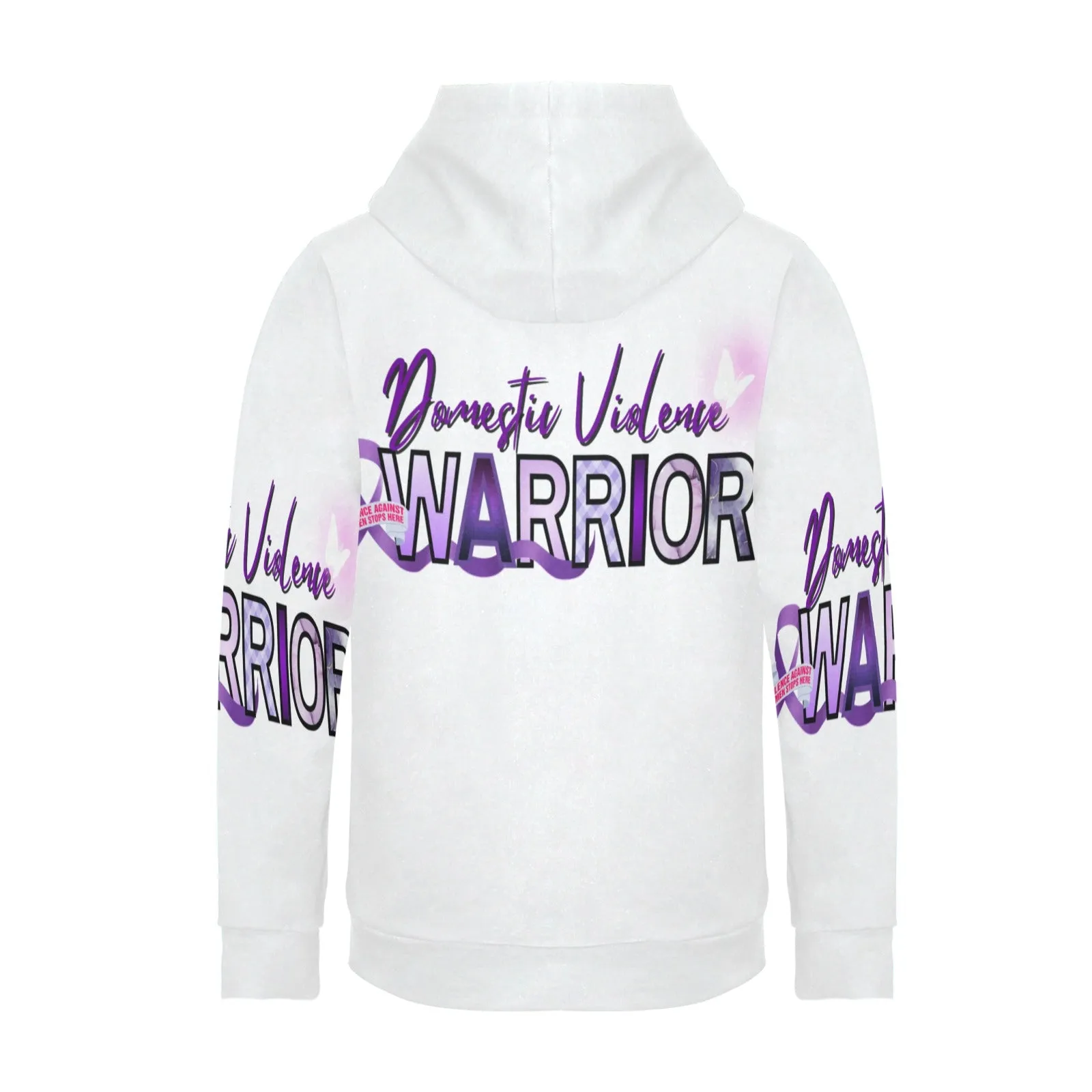 Women's Domestic Violence Warrior Fleece Hoodie