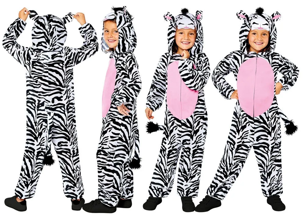 Zibbie Zebra Overall Kostüm für Kinder